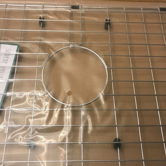 Serene Valley Sink Protector Basin 26-1/16" x 14-1/16" Stainless Steel NLW2614C - Picture 7 of 11